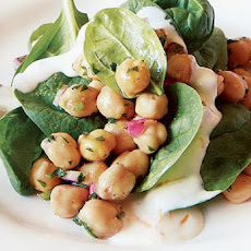 Chickpea and Spinach Salad with Cumin Recipe