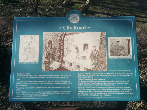 Old City Road Plaque 