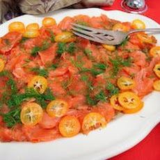 Ouzo Cured Salmon