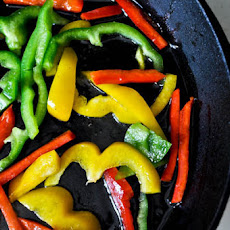 Skillet Chicken with Peppers and Peanuts