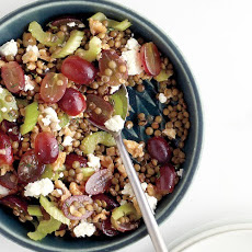 Lentil Salad with Grapes and Feta