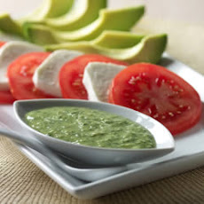 Tomato and Avocado Salad with Green Empress Dressing