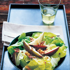 Pear, Pancetta, and Walnut Salad