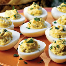 Mushroom Deviled Eggs