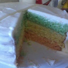 Rainbow Citrus Cake