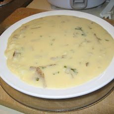 Creamy Potato Soup With All the Fixings