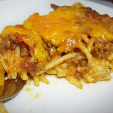 Cheeseburger Spaghetti Pie