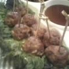 Buffalo Bleu Balls in Red Mud Sauce