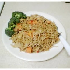 Pineapple Chicken with Spaghetti