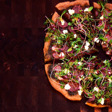 Pink Potato Pizza
