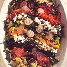 Chopped Salad with Feta Cheese