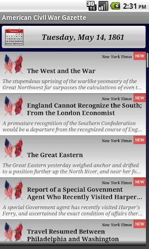 【免費教育App】1862 Jan Am Civil War Gazette-APP點子