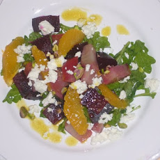 Roasted Beet, Orange, & Goat Cheese Salad