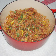 Pueblo Bean and Rice Casserole