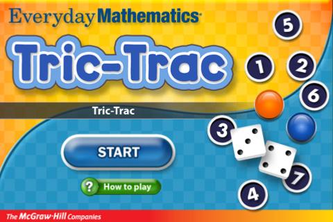 Everyday Math Tric-Trac