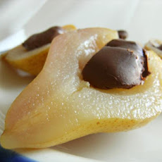 Spiced Pears With Chocolate Mascarpone