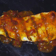 Chipotle Peach Glazed Chicken