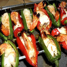 Jalapeno Tiger Prawn Ginger Skewers