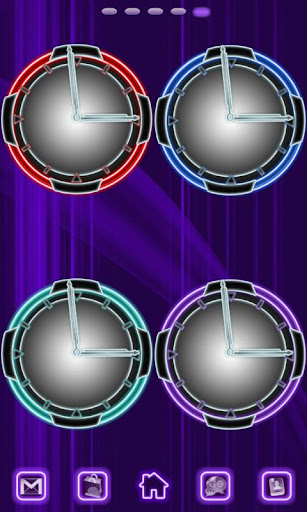 Neon Clock Collection