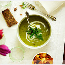 Curried Green Asparagus Soup