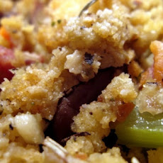 Ciabatta Stuffing with Chestnuts and Pancetta