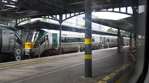 Platform 8 in Heuston Station in Dublin
