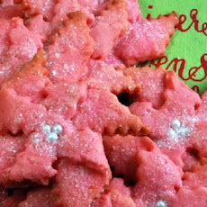Pointsettia Cookies
