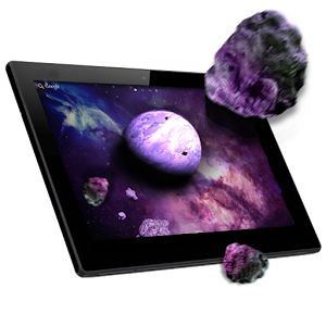 Asteroids 3D live wallpaper for PC-Windows 7,8,10 and Mac
