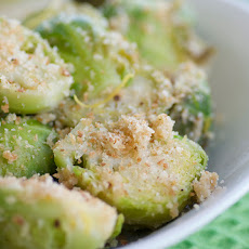 Brussels Sprouts with Toasted Breadcrumbs and Lemon