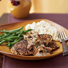 Porcini-Dusted Chicken Scaloppine