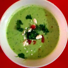 Chilled Avocado Cucumber Soup