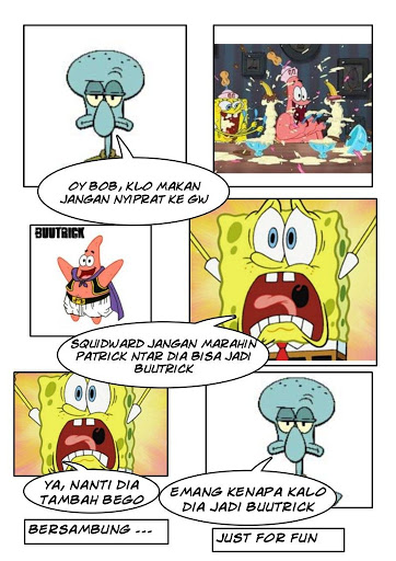 Gambar spongebob dan patrick yang lucu