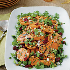 Grilled Sweet Potato-Poblano Salad
