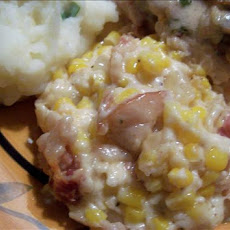 Creamy Corn and Bacon Bake