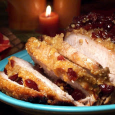 Dijon Pork Roast With Cranberries (Crock Pot)