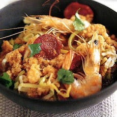 Portuguese Bread Soup with Shrimp Recipe