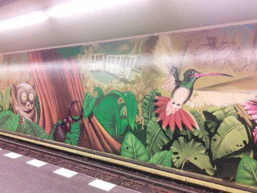 Subway Jungle Mural