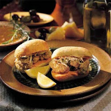 Dressed Mini Oyster Po'boys