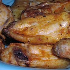 Baked Hot Wings.