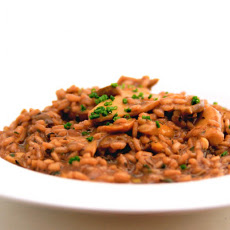 Red Wine and Porcini Risotto
