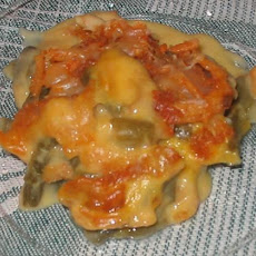 Double Cheddar Green Bean Casserole