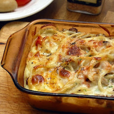 Turkey Spaghetti Casserole