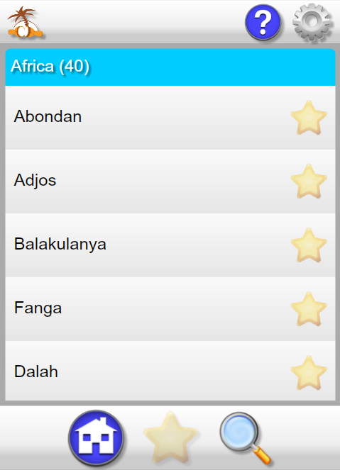 Android application Djembe Rhythms screenshort
