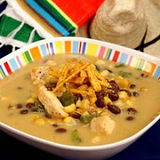 Cheesy Chicken Poblano Chowder