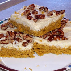 Maple Frosted Pumpkin Bars