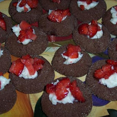 Chocolate-Strawberry Thumbprint Cookies