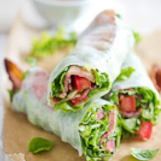 Bacon Lettuce Tomato (BLT) Spring Roll