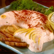 Smoked or Poached Salmon Mousse with Dill Sauce
