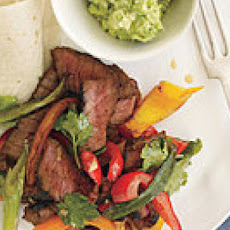 Red-Spice Steak Fajitas