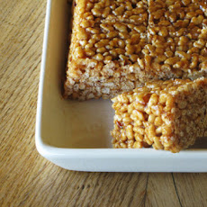Grown-Up Pear, Apple and Hazelnut Rice Krispie Treats
